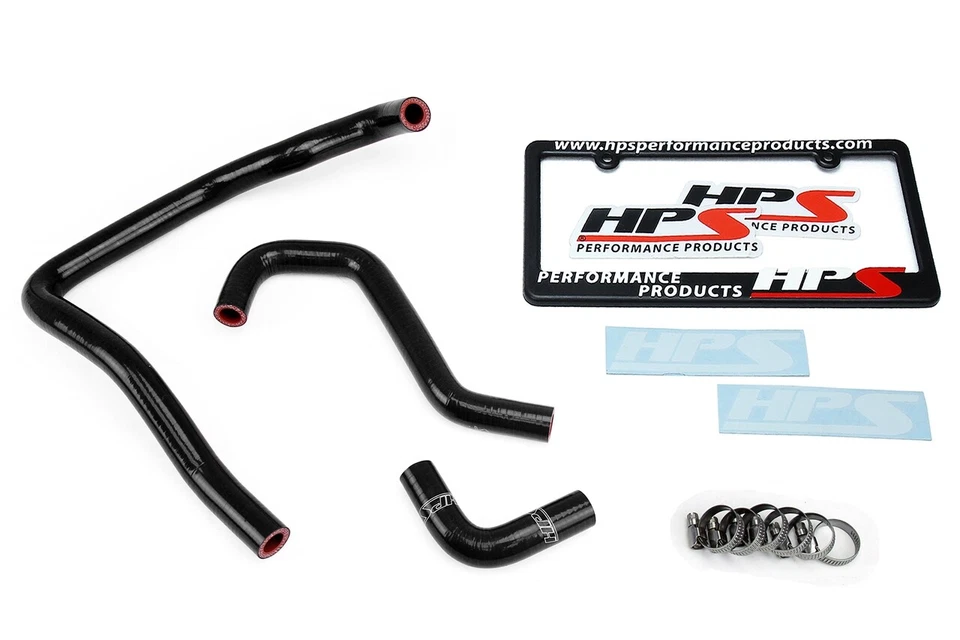 Kit de manguera de calefacción de silicona HPS para camioneta Toyota 4Runner 89-95 2.4 (negro) Foto 1 de 1