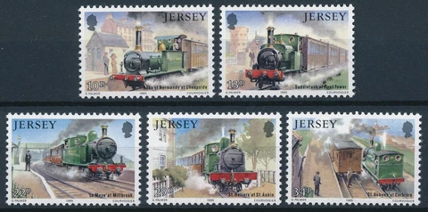 [61362] Jersey 1985 Railway train Eisenbahn  MNH Cover