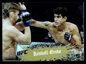 2010 Topps UFC Main Event #97 Kendall Grove Refractor - Foto 1 di 2