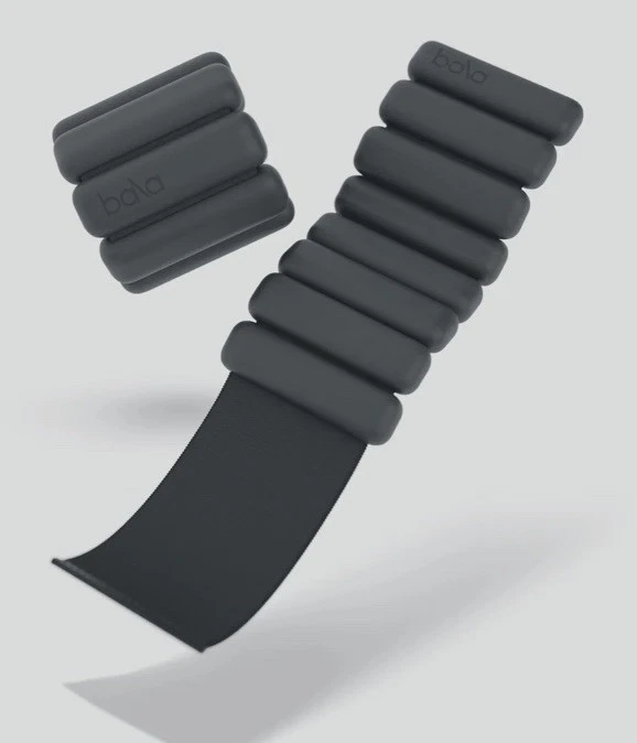 Par de pulseiras Bala pesos de pulso/tornozelo 3 lb cada - carvão - Imagem 1 de 1