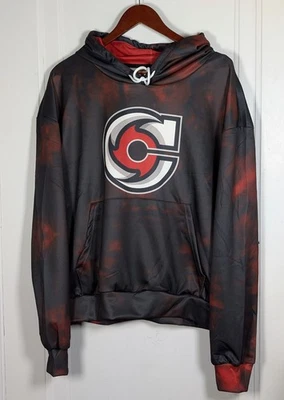 Cincinnati Cyclones Hockey Sudadera con Capucha Hoxworth Negro Rojo Talla Grande Adulto Foto 1 de 3