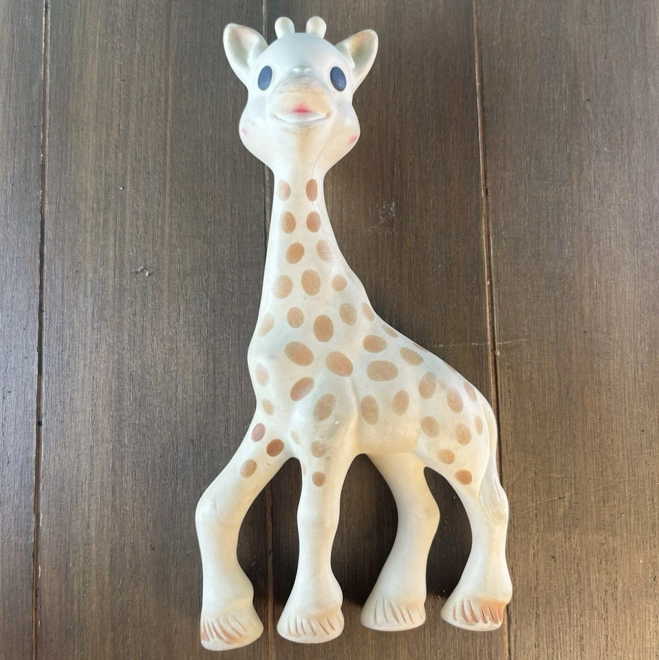 Sophie la Girafe Giraffe Natural Rubber Teething Toy Baby France 7" - Image 1 of 1