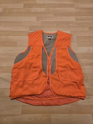 Vintage Game Hunter Hunting Shooting Vest Adult Size Extra Large Orange - Image 1 of 4