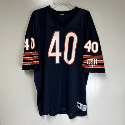 Camiseta deportiva vintage campeona de los 90 NFL Chicago Bears Gale Sayers #40 talla 52 XL Foto 1 de 4