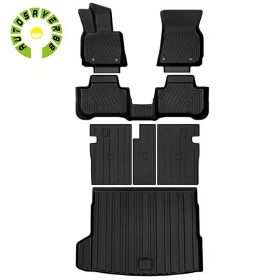 3D Floor Mats Trunk Mat Liner Backrest Full Set for 2025 2026 BMW X3 All Weather Foto 1 de 4