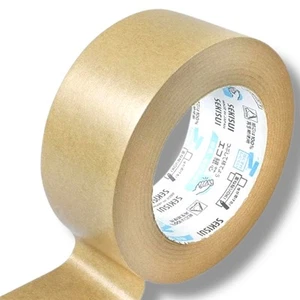 SEKISUI 504NS Kraftpapier selbstklebendes Papierband 50 mm x 50 m 1 Rolle Rahmenrücken - Bild 1 von 3
