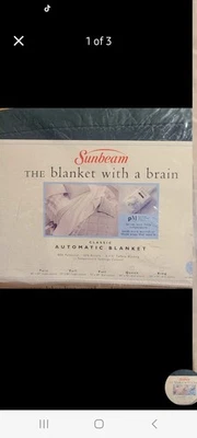 Sunbeam "La manta con cerebro" 11 Temp. Ajustes~Talla Queen Verde~Nuevo Foto 1 de 3