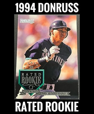 1995 Donruss - Алекс Родригес #114 РЕЙТИНГОВАННЫЙ ДЕБЮТАНТ Mariners - Изображение 1 из 2