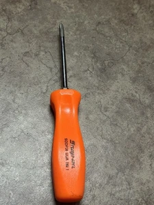 Snap On Tool USA #1 Phillips Tip Screwdriver with ORANGE Hard Handle SDDP31 - Picture 1 of 6