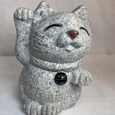 Granite Stone Maneki Neko Cat