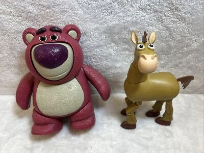 Figura Disney/Pixar Toy Story: Bullseye Mattel 6 pulgadas posable y Lotso cara abatible. Foto 1 de 4