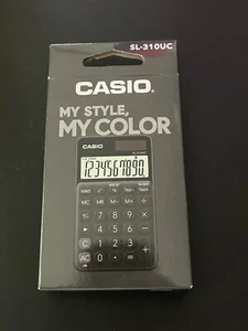 Casio SL-310UC-BK schwarz Rechner NEU/OVP - Bild 1 von 1