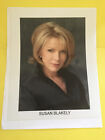 Susan Blakely , original talent agency headshot photo with credits.
