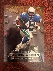 1998 Metal Univers, #55, Chris Warren, Dallas Cowboys