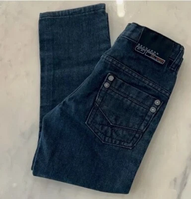 Pantalones de mezclilla Sean John para niños pequeños talla 7 lavado oscuro pierna recta Foto 1 de 4