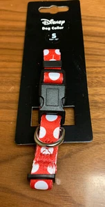 NEW DISNEY DOG COLLAR MINNIE MOUSE  SMALL 9.8”-15” Adjustable NWT - Picture 1 of 6