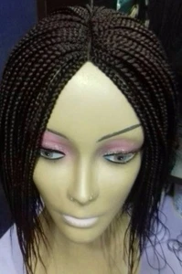 Hand Braided Wigs Twists Braids Plaits Feathers Short Long - Various Colours - Picture 1 of 6