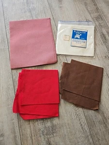 Misc Lot 4 pc Cross Stitch Fabric multi counts & colors - Picture 1 of 5