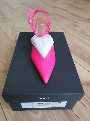 Boss By Hugo Boss Katlin Sling 90-N Tacones con cordones para mujer Reino Unido Talla 2,5 Elegante Foto 1 de 4