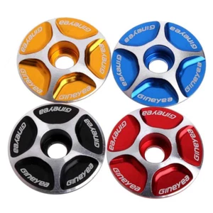 Bicycle Stem Cap Cover Aluminum Threadless Road MTB Bike  Headset Top Cover - Picture 1 of 7