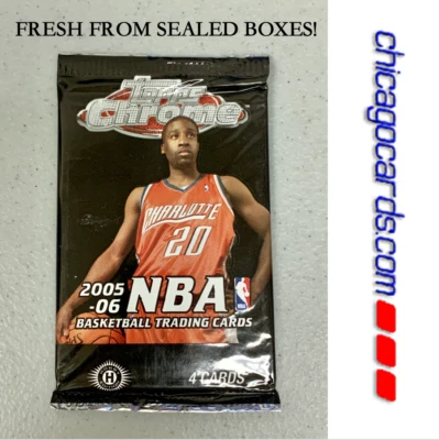 2005-06 Topps Chrome HOBBY Pack Look4 Chris Paul Rookie RC LeBron Kobe Gold - Image 1 of 4