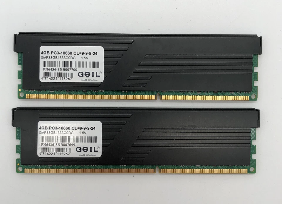 GEIL VALUE PLUS GVP38GB1333C9DC - 4GB DDR3 RAM - PC3-10660 - Bild 1 von 1