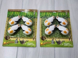 Set Of 2 Madagascar Wobbling Penguins Unopened Package Of 4 - Picture 1 of 2