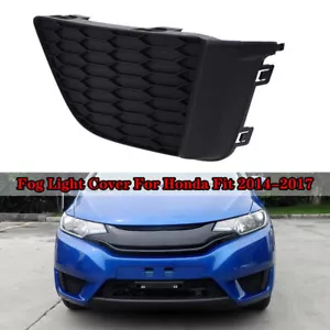 Borde de bisel con luz antiniebla delantera izquierda para 2014-2017 Honda Fit Jazz negro - Imagen 1 de 7