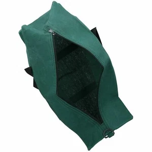 Kit de herramientas de lona verde de 18" bolsa de transporte soporte de almacenamiento con cremallera - Imagen 1 de 4