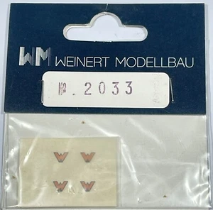 Weinert H0 2033 Schiebebilder für Wartezeichen NEU & OVP - Picture 1 of 1