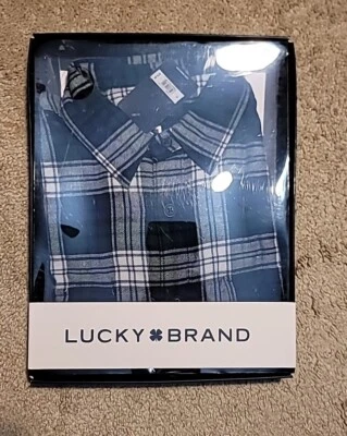 New Lucky Brand Men's Flannel Shirt - Classic Plaid Design, Soft size small - Image 1 of 3