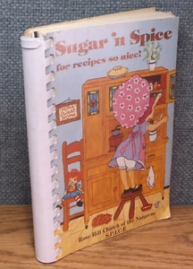 VINTAGE Cookbook SUGAR 'N SPICE for recipes so nice Rose Hill Church Nazarene VG - Picture 1 of 4