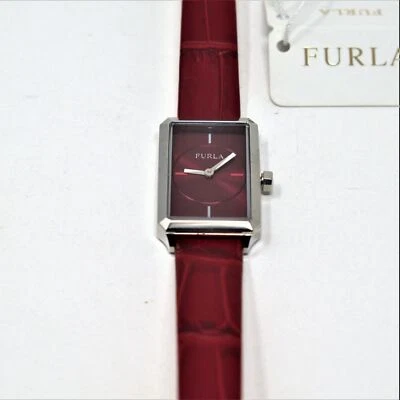 FURLA DIANA R4251104504 RED LEATHER STRAP WOMEN'S WATCH - Image 1 of 4