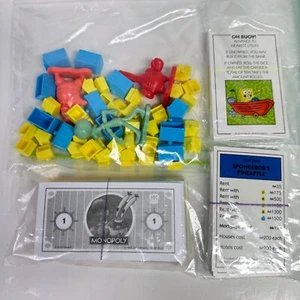 Monopoly SpongeBob 2014 Replacement Pieces Parts houses hotels money cards - Picture 1 of 1