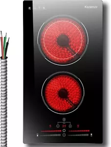 Karienvir 2-flammiges Elektrokochfeld 240V, 12" Elektroherd zweiflammig eingebaut - Bild 1 von 7