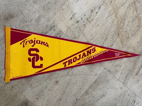 USC TROJANS QUALITY PENNANT 12"X30" BANNER COLLEGE WINCRAFT Cover
