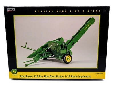 1/16 John Deere #18 One Row Corn Picker OEM Sealed - Image 1 of 3