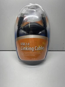 Radio Shack USB 2.0 Linking Cable 26-725 USB-A Male File Sharer Data Transfer  - Picture 1 of 2
