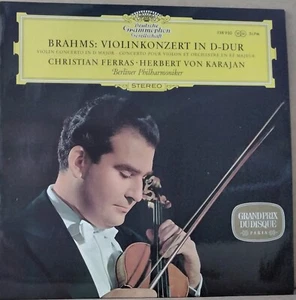 DGG 138 930 SLPM BRAHMS VIOLINKONZERT FERRAS KARAJAN 1972 GERMANY LP - Picture 1 of 3