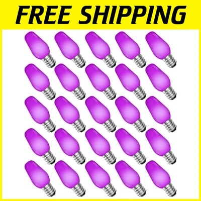 Bright Purple Enclosed Fixture Bulbs - Pack of 25 - Image 1 of 4