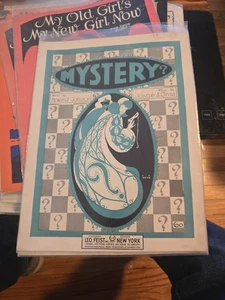 Vintage Noten-1919-MYSTERY?-Howard Johnson-Joseph Carina-Klavier-Gesang-Lied - Bild 1 von 3