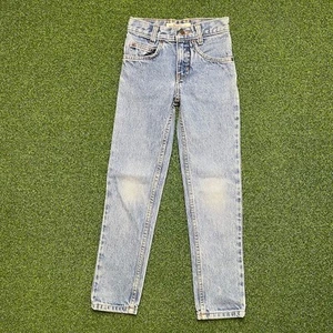 Vintage 90s Y2K High Sierra Kids Light Wash Denim Jeans Sz 7S - Picture 1 of 4