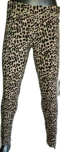 Victoria's Secret PINK Cotton Yoga Legging Leopard Brown/Black Medium M NEW! - Picture 1 of 4