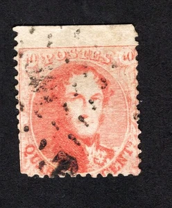 Belgium 1863 stamp Mi# 13B used CV=36$ - Picture 1 of 2