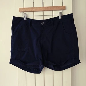THE NORTH FACE Shorts Size 14 Blue Womens Hiking Walking Camping Adjustable Leg - Picture 1 of 11