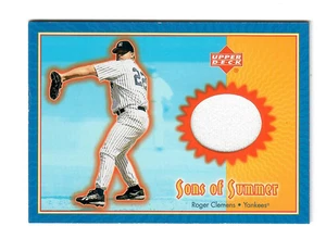 ROGER CLEMENS 2002 UPPER DECK " SONS OF SUMMER " NEW YORK YANKEES JERSEY $30.00 - Picture 1 of 1