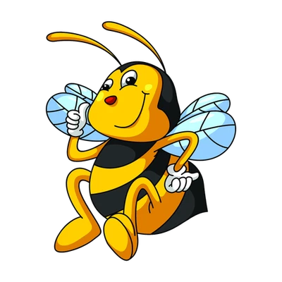 Aufkleber Biene Tiere Sticker Auto Motorrad Carravan wetterfest - Bild 1 von 4