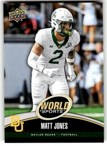 2025 Upper Deck World of Sports - Matt Jones #12 (RC) - Foto 1 di 2