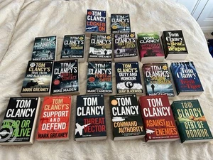 Tom Clancy Paper Back Book Collection Job Lot x 20 - Picture 1 of 10