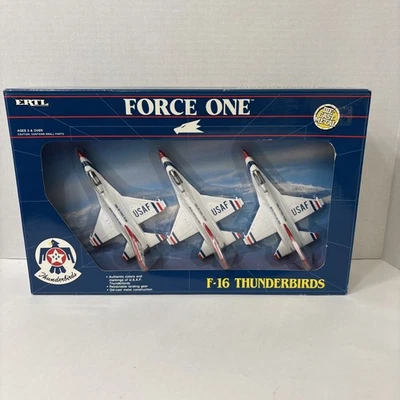 VINTAGE ERTL FORCE ONE F-16 USAF THUNDERBIRDS DIECAST - NIB/NOS - Image 1 of 4